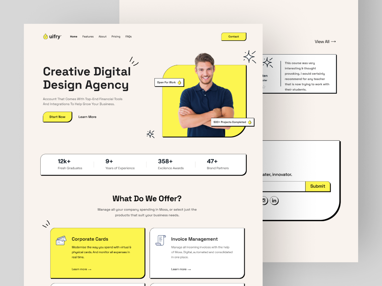 Creative Agency Landing Page