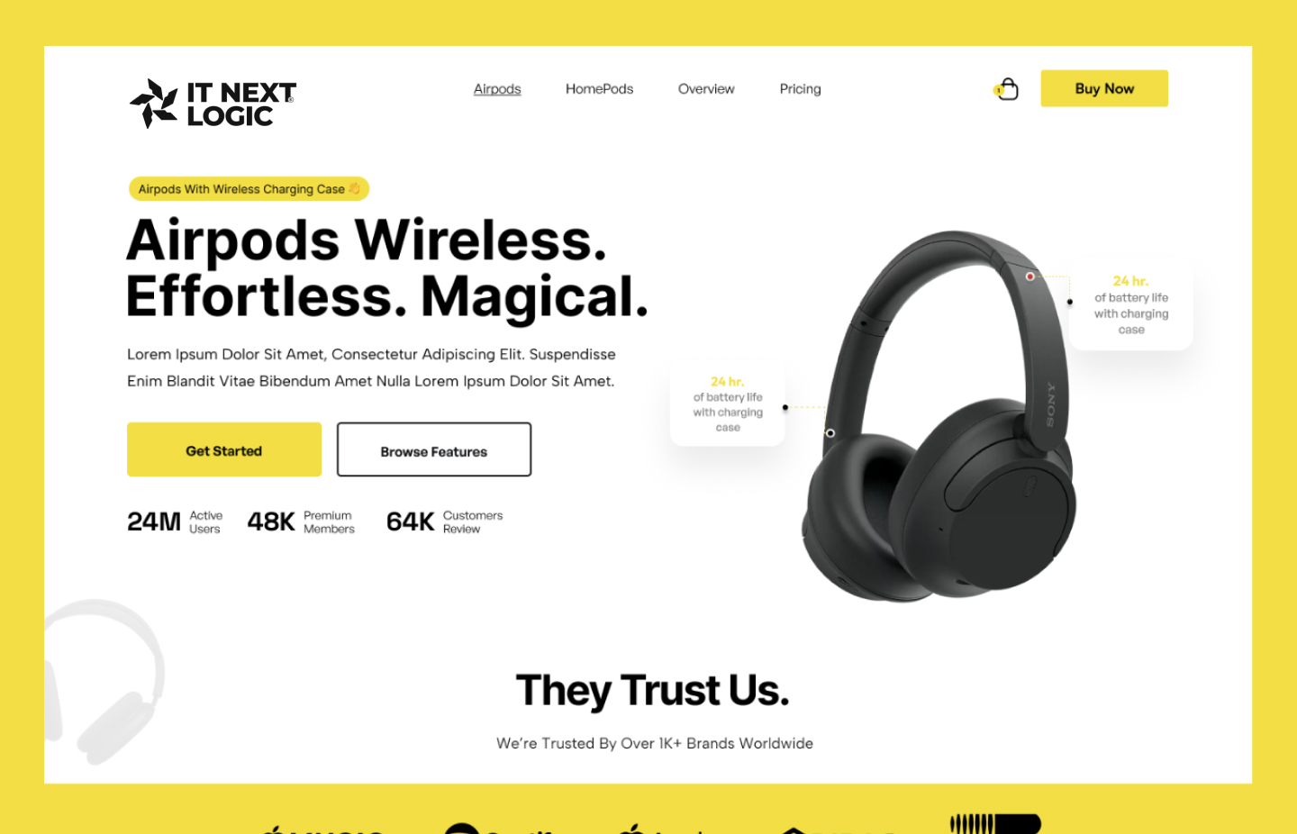 Airpords Landing Page